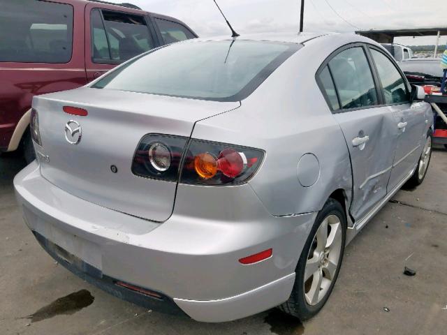 JM1BK323261410250 - 2006 MAZDA 3 S SILVER photo 4