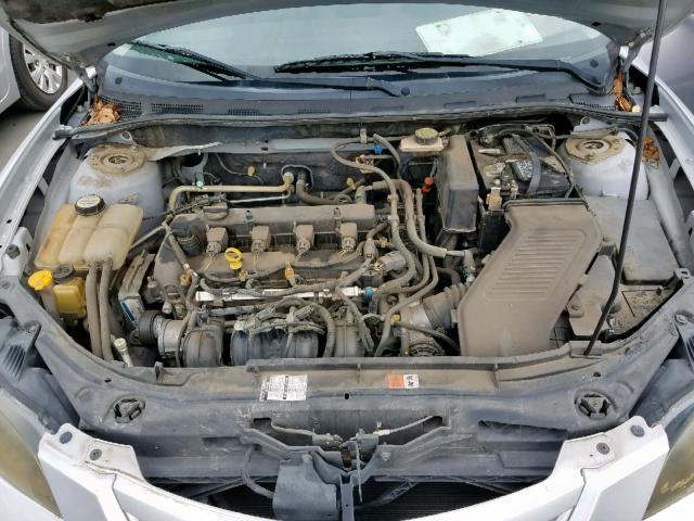 JM1BK323261410250 - 2006 MAZDA 3 S SILVER photo 7