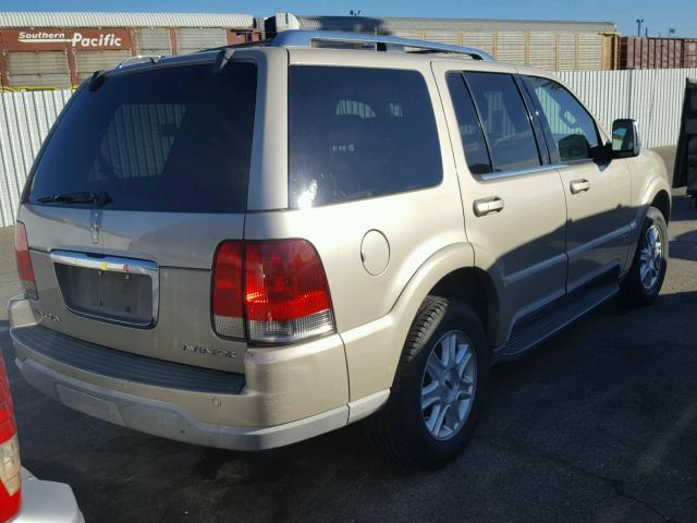 5LMEU68H04ZJ40342 - 2004 LINCOLN AVIATOR 棕色 照片 4