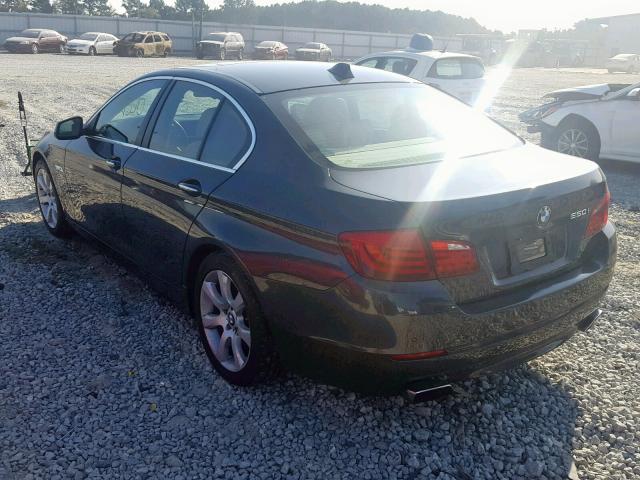 WBAFU9C56BC278457 - 2011 BMW 550 XI BLACK photo 3