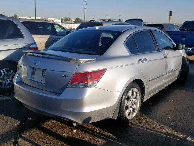 1HGCP3F80AA017448 - 2010 HONDA ACCORD EXL SILVER photo 4