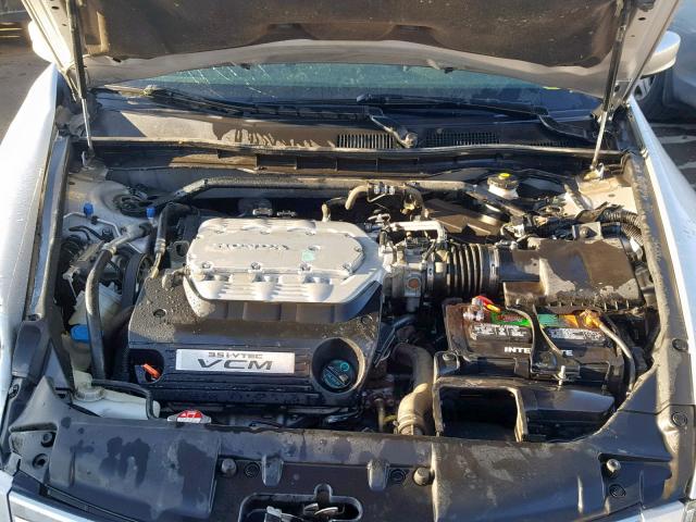 1HGCP3F80AA017448 - 2010 HONDA ACCORD EXL SILVER photo 7