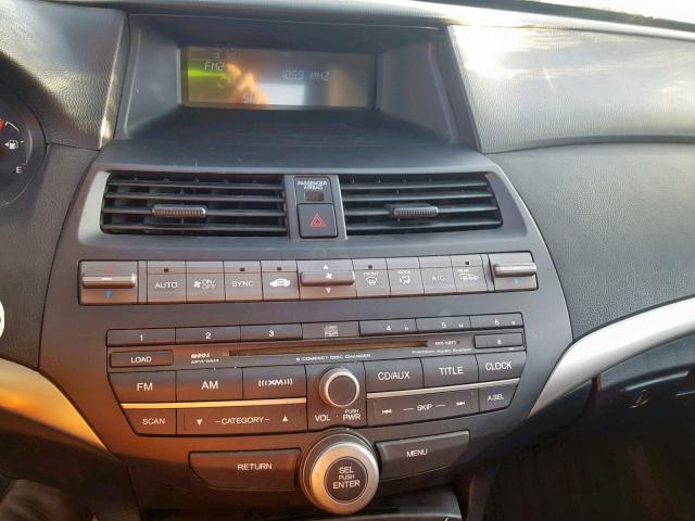 1HGCP3F80AA017448 - 2010 HONDA ACCORD EXL SILVER photo 9