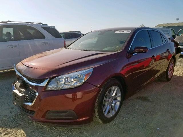 1G11C5SL4FF196085 - 2015 CHEVROLET MALIBU 1LT MAROON photo 2
