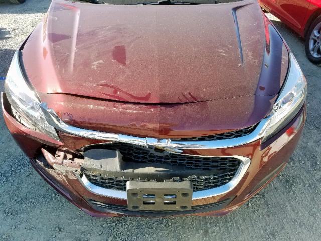 1G11C5SL4FF196085 - 2015 CHEVROLET MALIBU 1LT MAROON photo 7