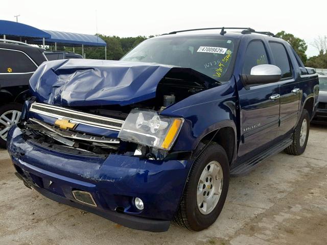 3GNMCEE05DG130850 - 2013 CHEVROLET AVALANCHE BLUE photo 2