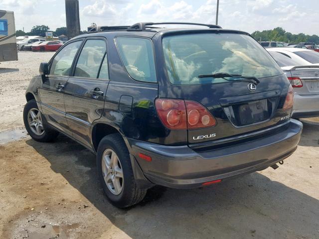 JT6GF10U1Y0079168 - 2000 LEXUS RX 300 BLUE photo 3