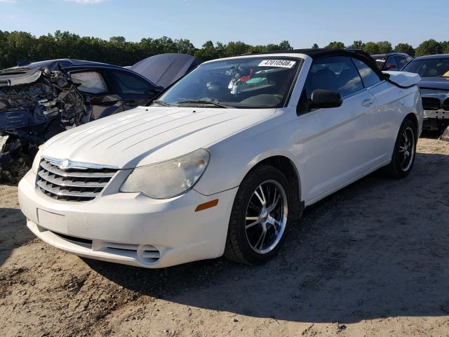 1C3LC55RX8N135496 - 2008 CHRYSLER SEBRING TO WHITE photo 2