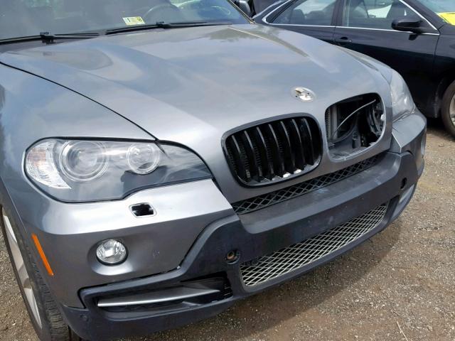 5UXFE83509L308278 - 2009 BMW X5 XDRIVE4 GRAY photo 9