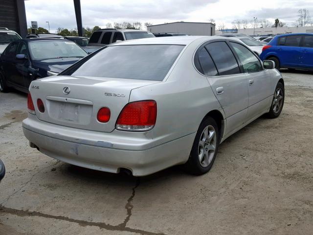 JT8BD69S530179658 - 2003 LEXUS GS 300 WHITE photo 4