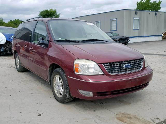 2FMZA52256BA29450 - 2006 FORD FREESTAR S MAROON photo 1