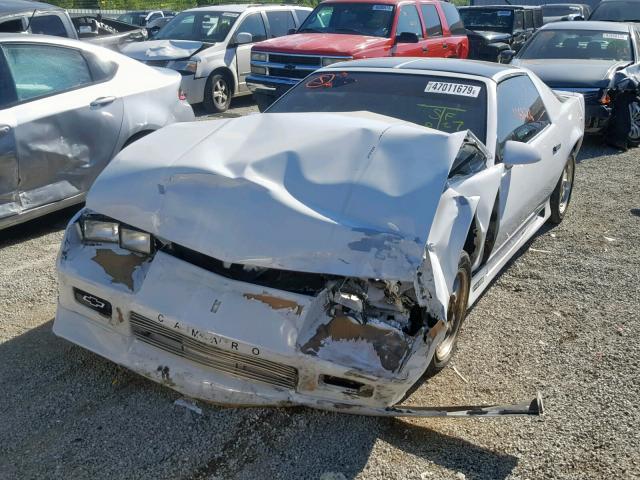 1G1FP23E5NL158342 - 1992 CHEVROLET CAMARO RS WHITE photo 2