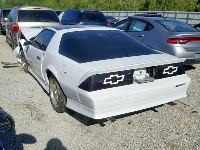 1G1FP23E5NL158342 - 1992 CHEVROLET CAMARO RS WHITE photo 3