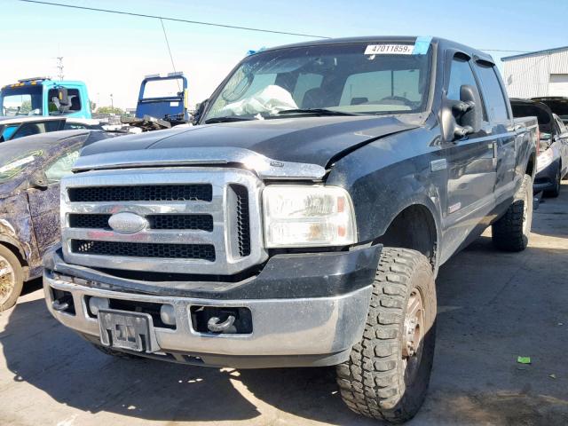 1FTWW31P57EA81418 - 2007 FORD F350 SRW S BLACK photo 2