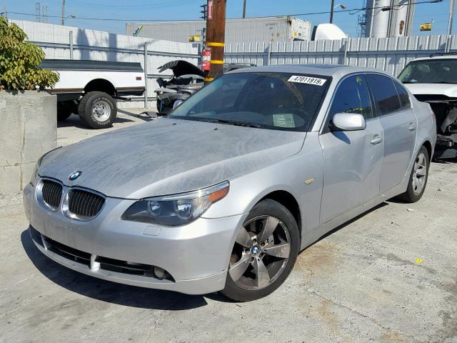 WBANE53547CW61984 - 2007 BMW 525 I SILVER photo 2