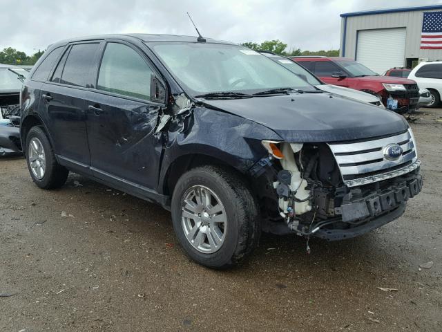 2FMDK48C38BA87772 - 2008 FORD EDGE SEL BLACK photo 1