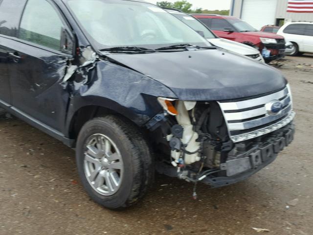 2FMDK48C38BA87772 - 2008 FORD EDGE SEL BLACK photo 9