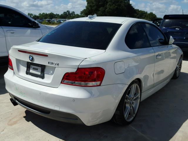 WBAUC9C59CVM11518 - 2012 BMW 135 I WHITE photo 4