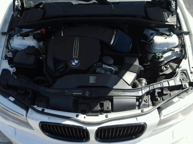 WBAUC9C59CVM11518 - 2012 BMW 135 I WHITE photo 7