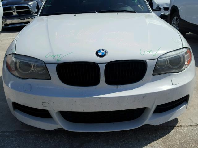 WBAUC9C59CVM11518 - 2012 BMW 135 I WHITE photo 9