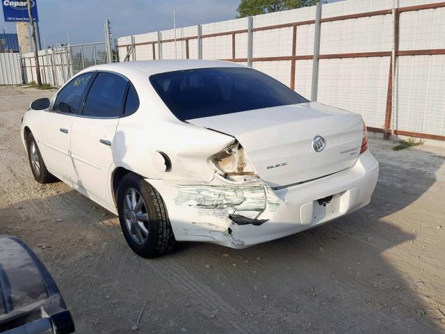 2G4WD582471168509 - 2007 BUICK LACROSSE C WHITE photo 3