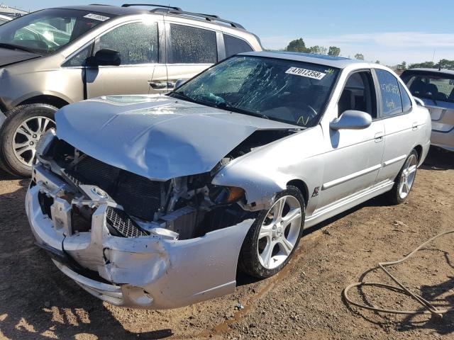 3N1AB51A35L504672 - 2005 NISSAN SENTRA SE- SILVER photo 2