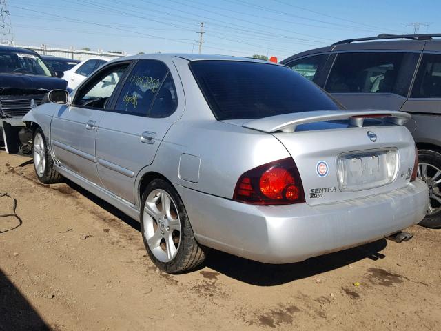 3N1AB51A35L504672 - 2005 NISSAN SENTRA SE- SILVER photo 3