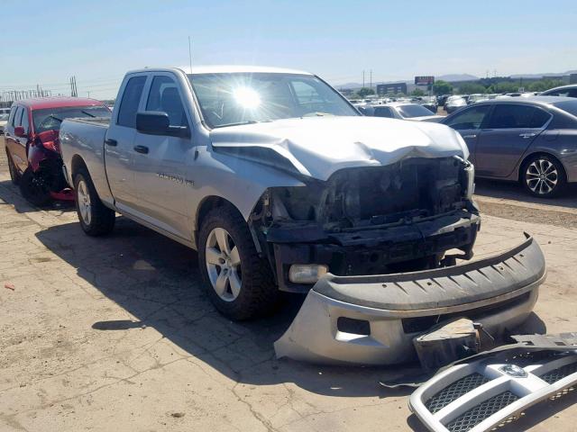 1C6RD6FT5CS182228 - 2012 DODGE RAM 1500 S SILVER photo 1