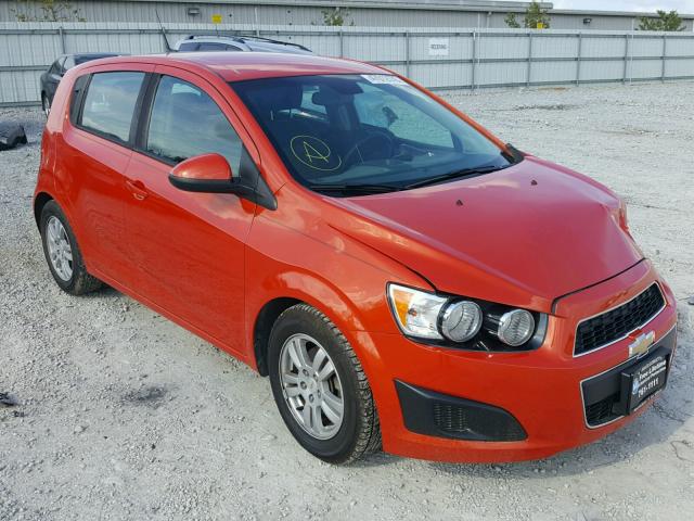 1G1JA6SH4C4140470 - 2012 CHEVROLET SONIC LS 橙色 照片 1