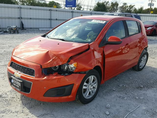 1G1JA6SH4C4140470 - 2012 CHEVROLET SONIC LS 橙色 照片 2