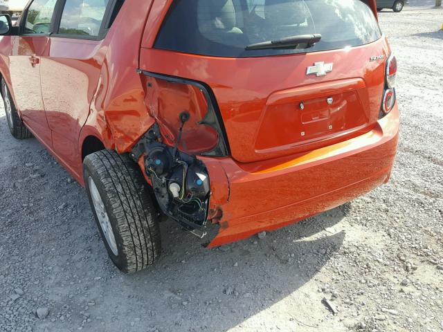 1G1JA6SH4C4140470 - 2012 CHEVROLET SONIC LS 橙色 照片 9