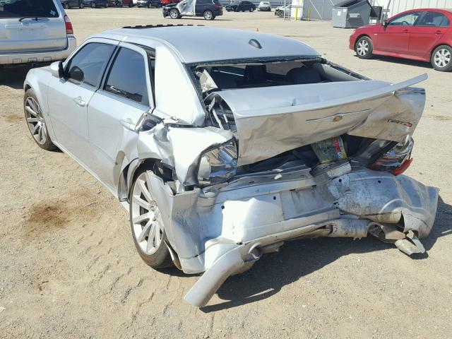 2C3JA73W15H668181 - 2005 CHRYSLER 300C SRT-8 SILVER photo 3