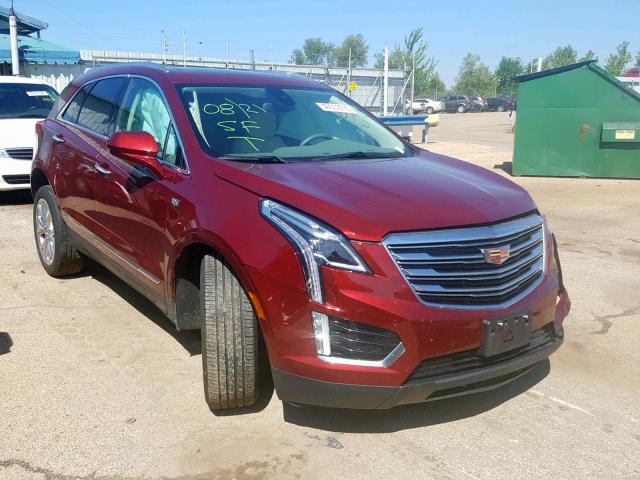 1GYKNCRS0HZ275384 - 2017 CADILLAC XT5 PREMIU BURGUNDY photo 1