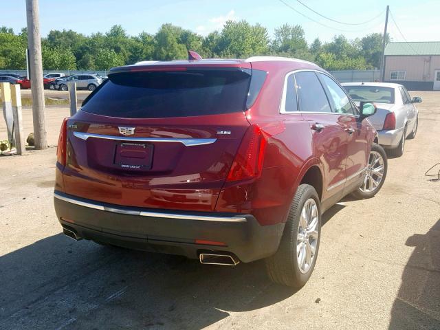 1GYKNCRS0HZ275384 - 2017 CADILLAC XT5 PREMIU BURGUNDY photo 4