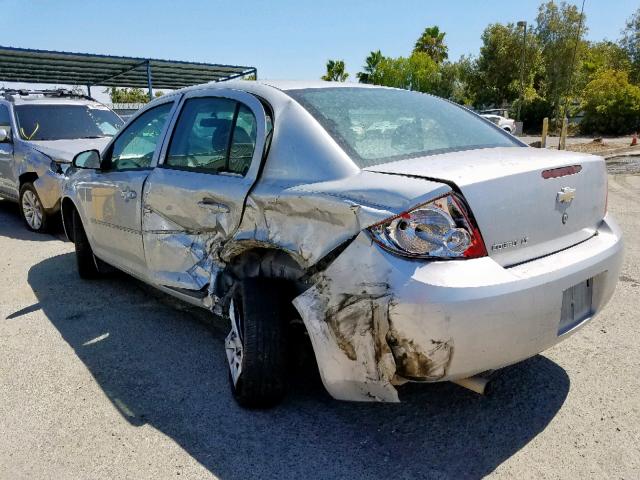 1G1AD5F59A7233904 - 2010 CHEVROLET COBALT 1LT SILVER photo 3