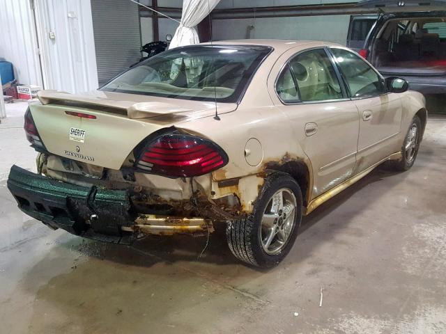 1G2NF52E14C218547 - 2004 PONTIAC GRAND AM S GOLD photo 4