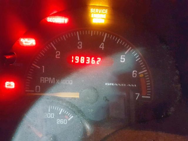 1G2NF52E14C218547 - 2004 PONTIAC GRAND AM S GOLD photo 8