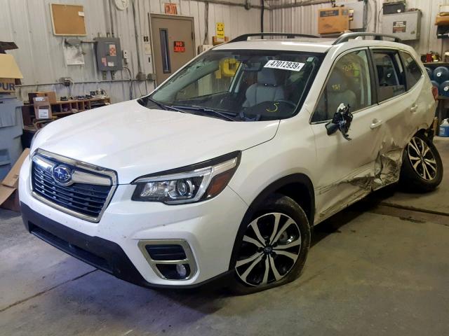 JF2SKASC2KH403919 - 2019 SUBARU FORESTER L WHITE photo 2