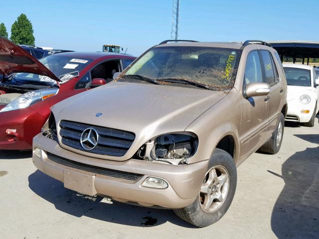 4JGAB54E42A290527 - 2002 MERCEDES-BENZ ML 320 GOLD photo 2