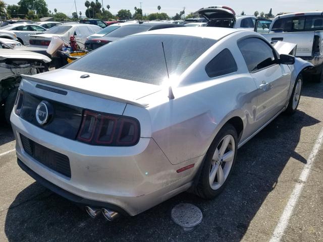 1ZVBP8CF9E5285999 - 2014 FORD MUSTANG GT SILVER photo 4