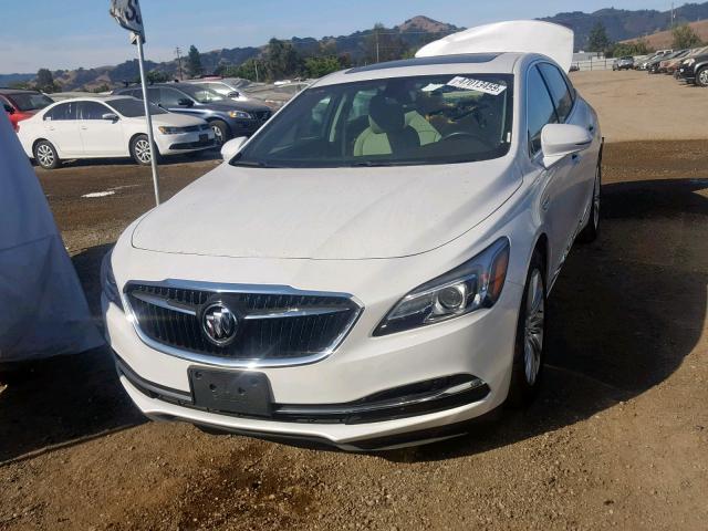 1G4ZP5SZ2JU105625 - 2018 BUICK LACROSSE E WHITE photo 2