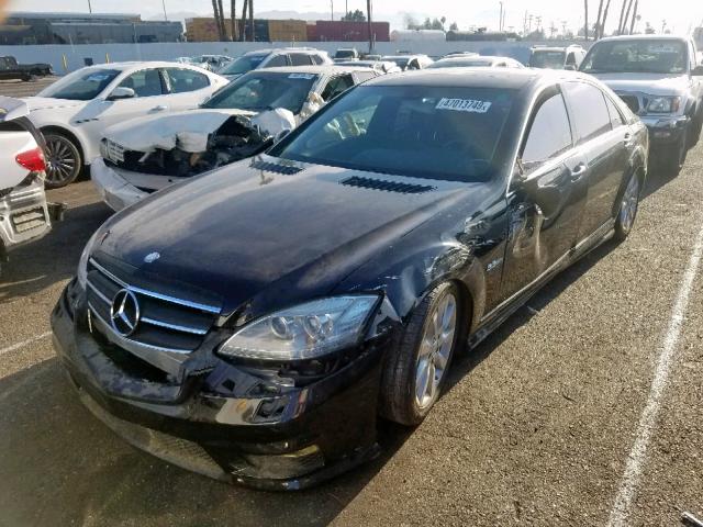 WDDNG71X97A081791 - 2007 MERCEDES-BENZ S 550 BLACK photo 2