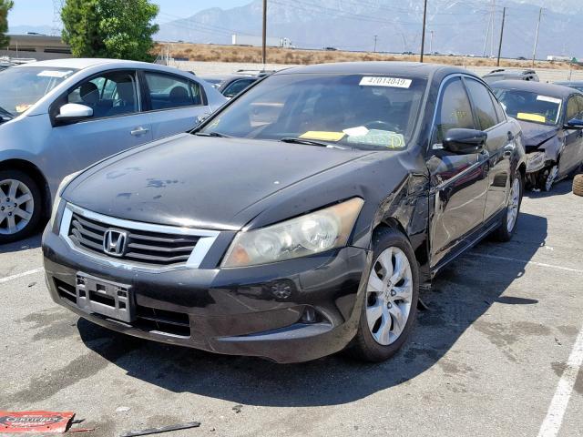 1HGCP2F85AA068745 - 2010 HONDA ACCORD EXL BLACK photo 2