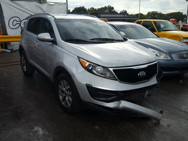 KNDPB3AC4E7615698 - 2014 KIA SPORTAGE B SILVER photo 1