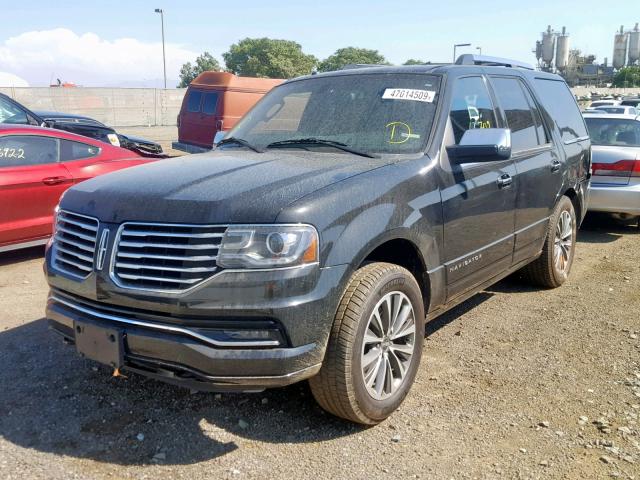 5LMJJ2HT6FEJ04413 - 2015 LINCOLN NAVIGATOR BLACK photo 2