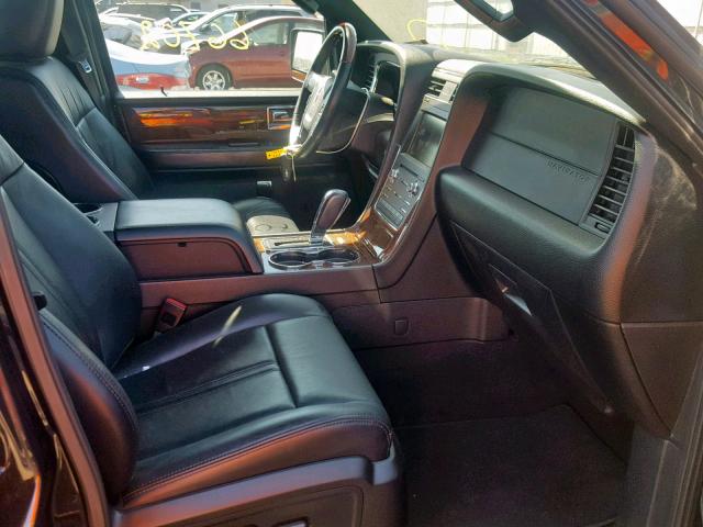 5LMJJ2HT6FEJ04413 - 2015 LINCOLN NAVIGATOR BLACK photo 5