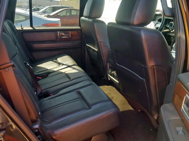 5LMJJ2HT6FEJ04413 - 2015 LINCOLN NAVIGATOR BLACK photo 6