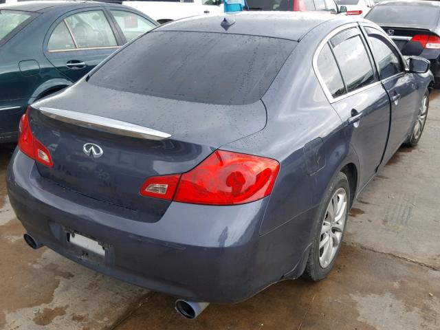 JNKCV61E69M300545 - 2009 INFINITI G37 BASE GRAY photo 4