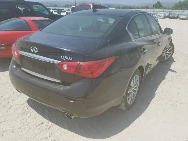 JN1BV7AP4FM351576 - 2015 INFINITI Q50 BASE BLACK photo 4