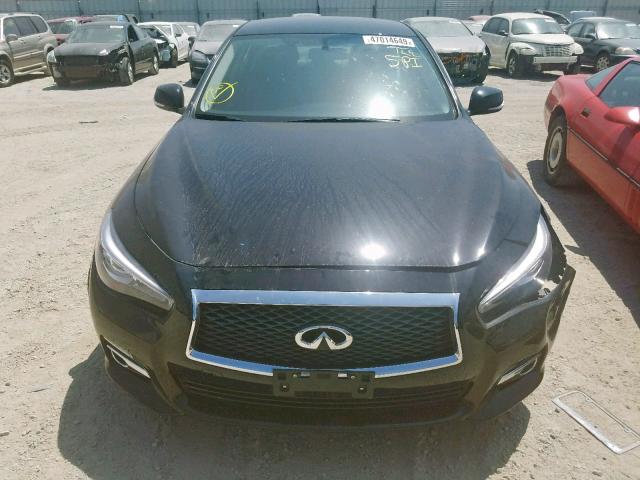 JN1BV7AP4FM351576 - 2015 INFINITI Q50 BASE BLACK photo 9